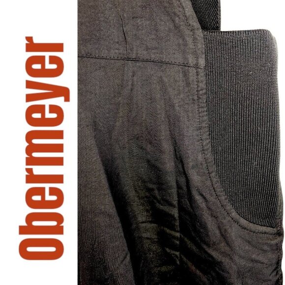 OBERMEYER Unisex I-Grow Snow Ski Bib Overalls Black, Size 8 (Kids) - Picture 7 of 14